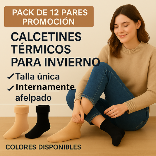 Calcetines Térmicos para Invierno 😍❄️